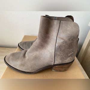 Lucky Brand nubuck booties, ankle boots 7.5